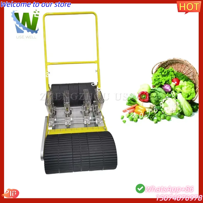 Agriculture Onion Farming - Mesin Penanam Sayuran Manual Dorong Tangan