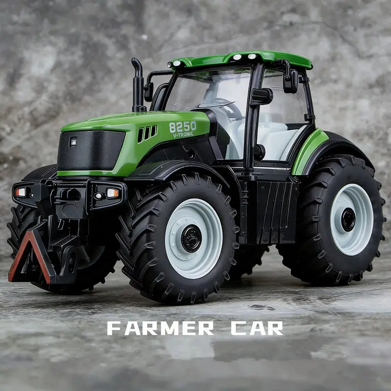 Agriculture Farming For Kids - Model Traktor Alloy Diecast Logam Alat