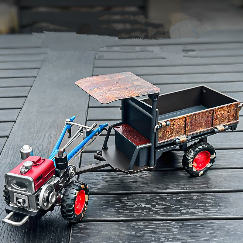 Agriculture Farming For Kids - 1/24 paduan karat Nostalgia tangan traktor