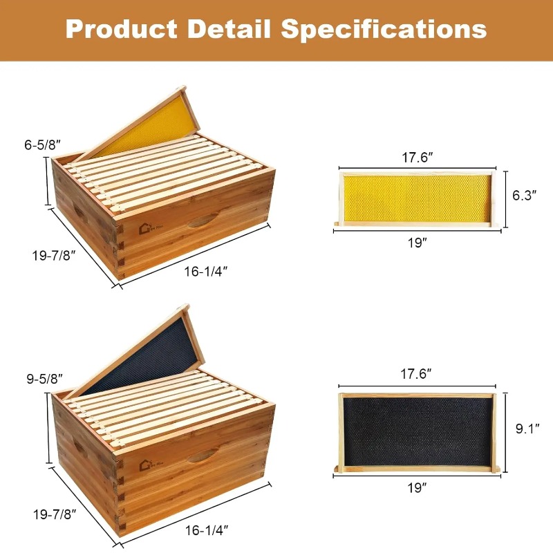 Kit Sarang Lebah Lengkap 10 Bi - Beehive Frame Wax ulasan dan harga