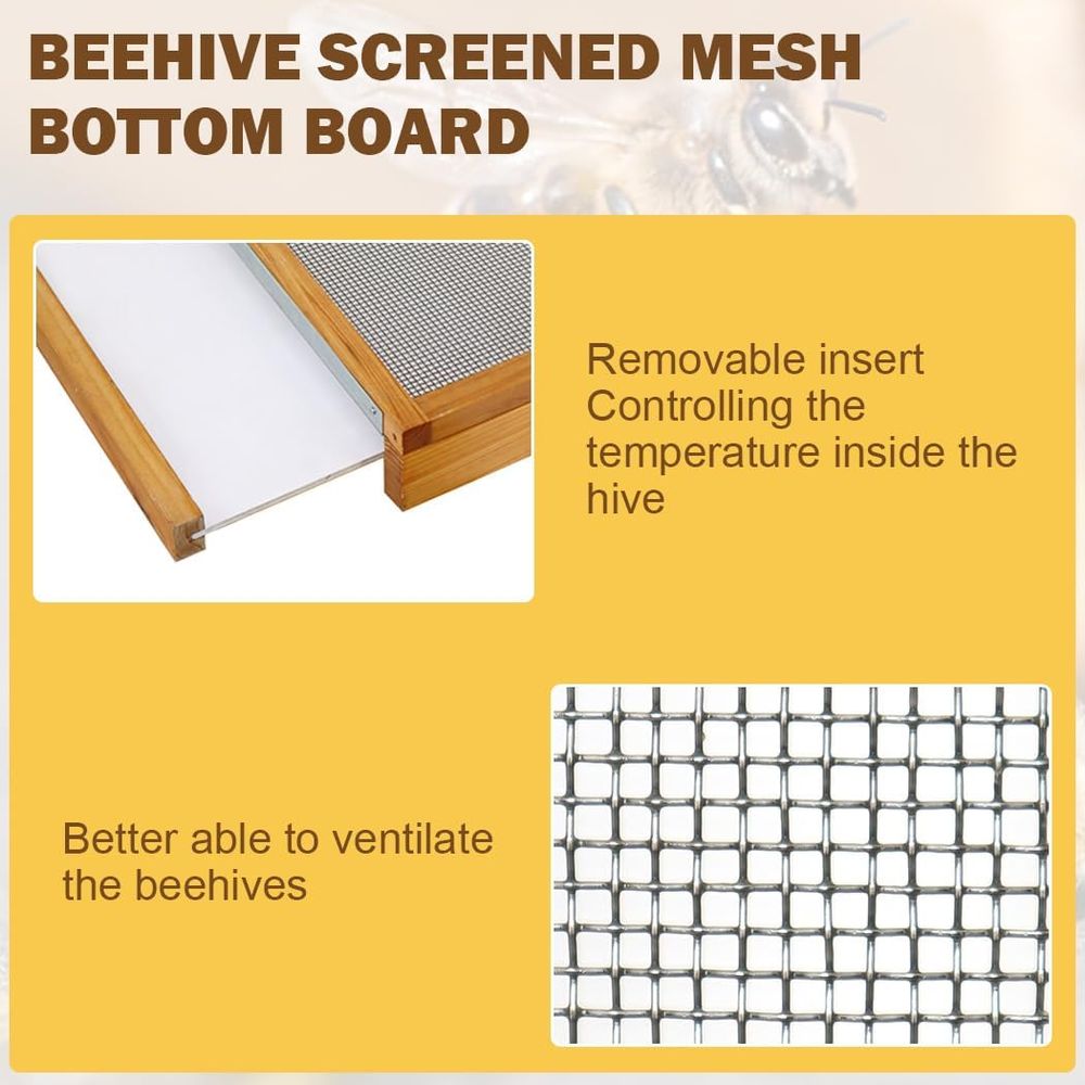 Kit Sarang Lebah 10 Bingkai de - Beehive Frame Wax ulasan dan harga