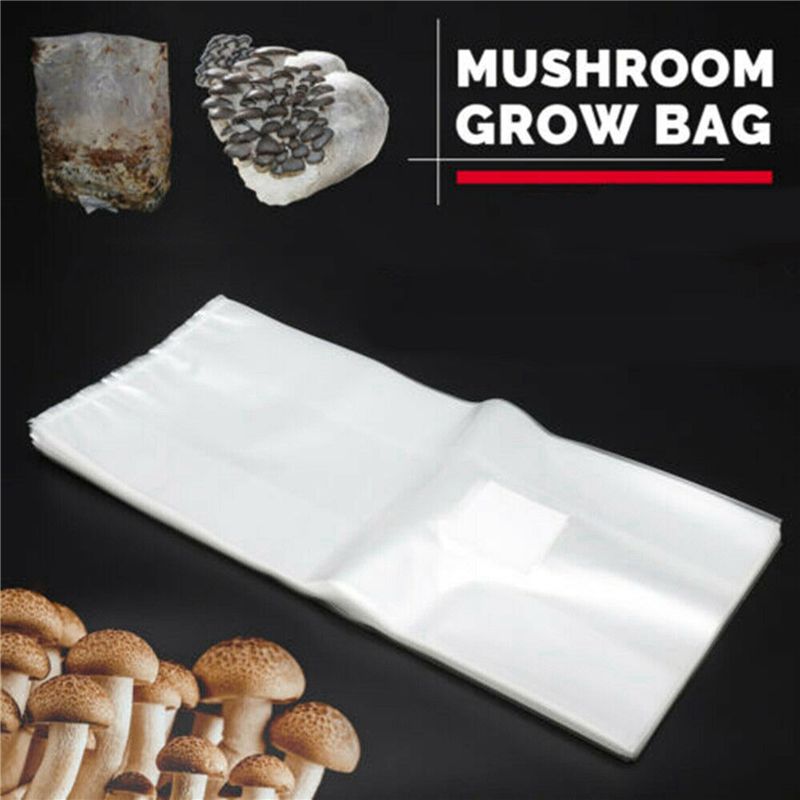 AT44-100Pcs Kantong Substrat J - Mushroom Spawn Bag ulasan dan harga