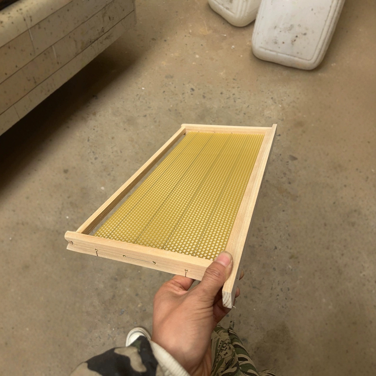 8 Bingkai Sarang Lebah Lengkap - Beehive Frame Wax ulasan dan harga