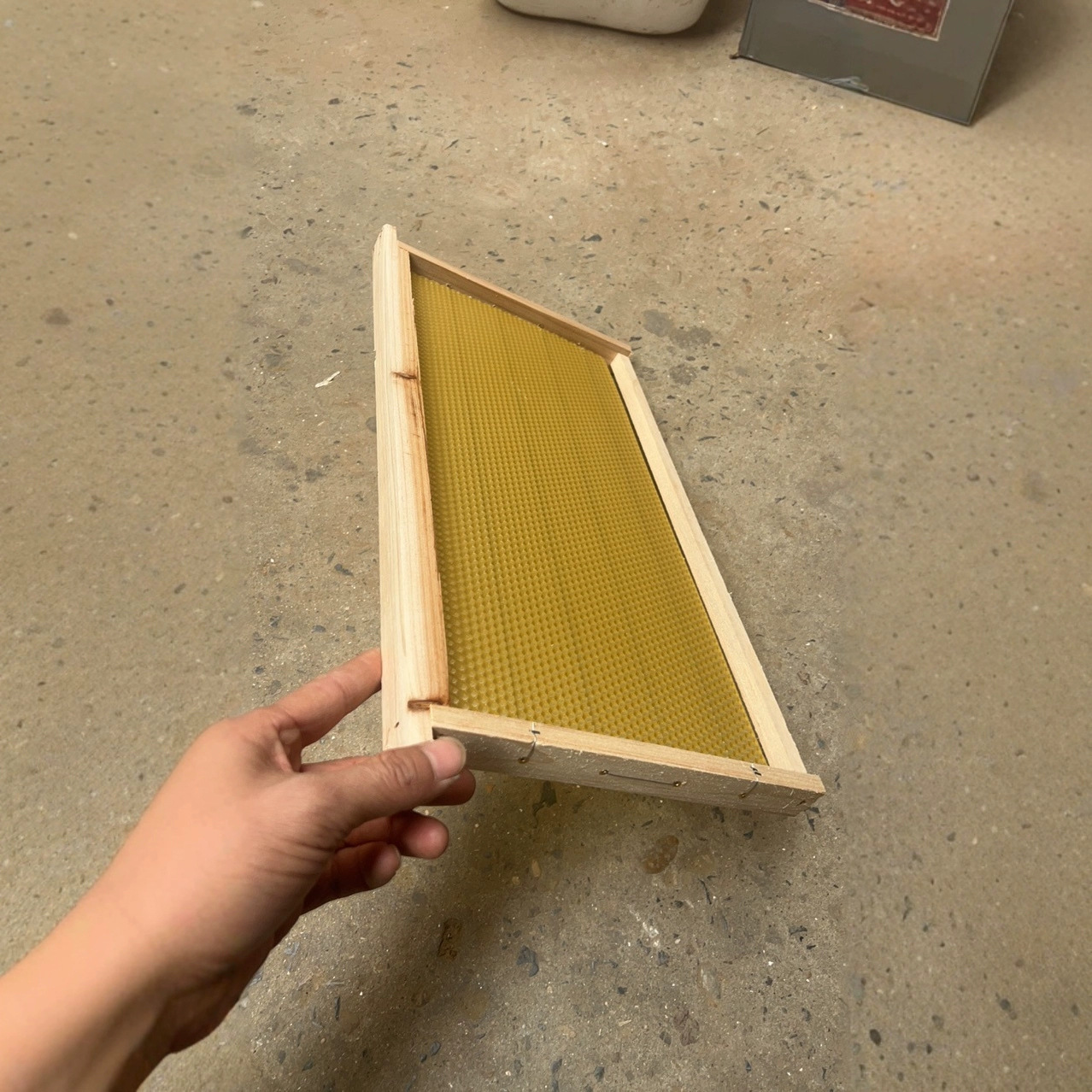 8 Bingkai Sarang Lebah Lengkap - Beehive Frame Wax ulasan dan harga