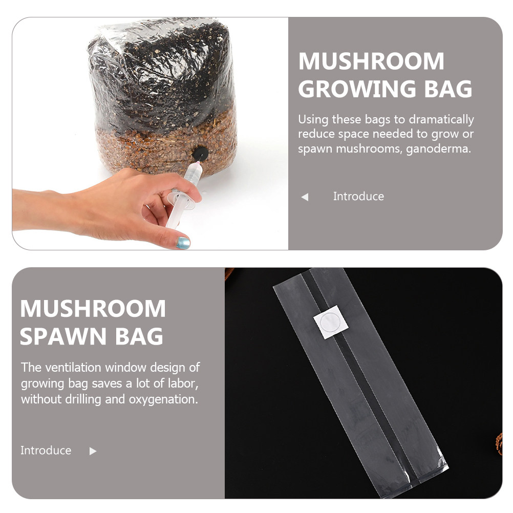 20Pcs Kantong Penyemai Jamur T - Mushroom Spawn Bag ulasan dan harga