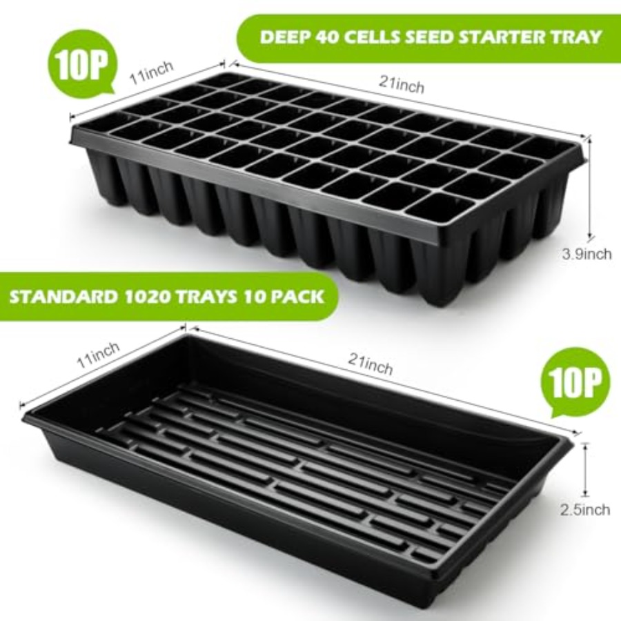 10 Paket Baki Semai Benih 1020 - Nursery Plug Tray ulasan dan harga