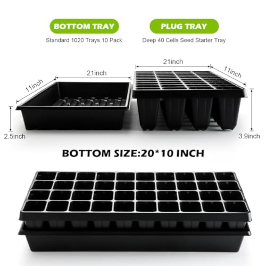 10 Paket Baki Semai Benih 1020 - Nursery Plug Tray ulasan dan harga