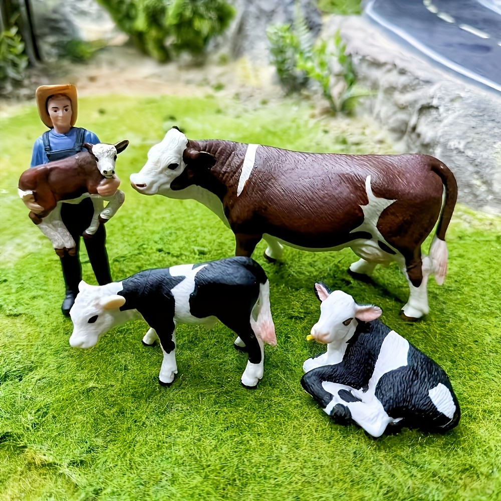 Set Model Peternak dan Sapi, 4 - Agriculture Farming For Kids ulasan dan harga